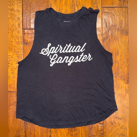 Spiritual Gangster Charcoal Tee - Picture 1 of 3